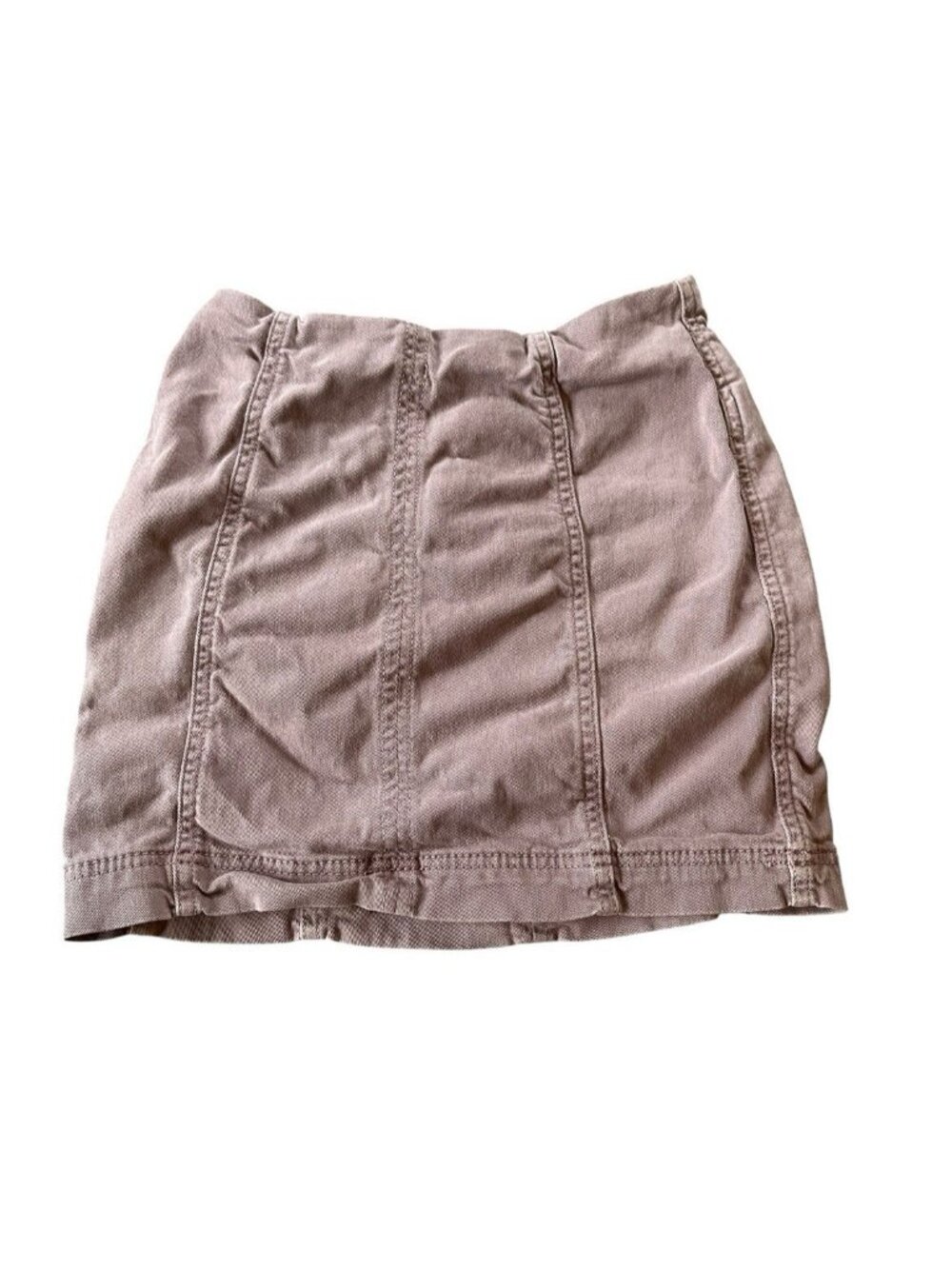 Free‎ People Skirt Sz 0 Purple Mini Casual Zip Coquette Y2K Streetwear Festival